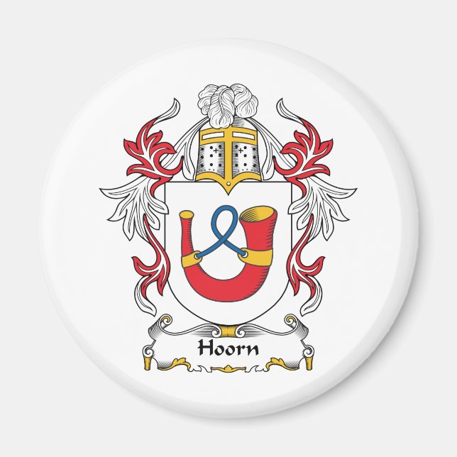 Imán Hoorn Family Crest (Frente)