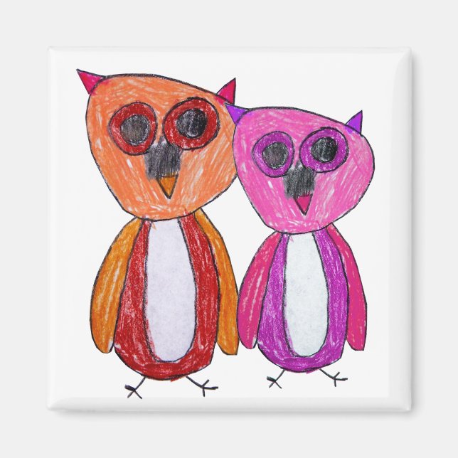 Imán Hoot Hoot Owls Magnet (Frente)