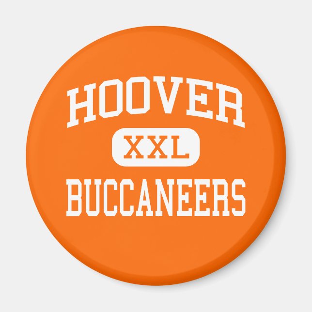 Imán Hoover - Buccaneers - Secundaria - Hoover Alabama (Frente)
