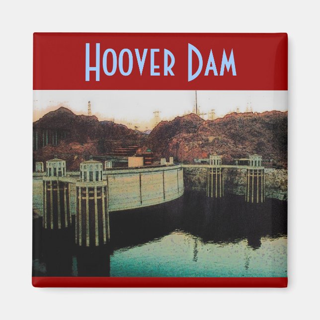 Imán Hoover Dam Magnet (Frente)