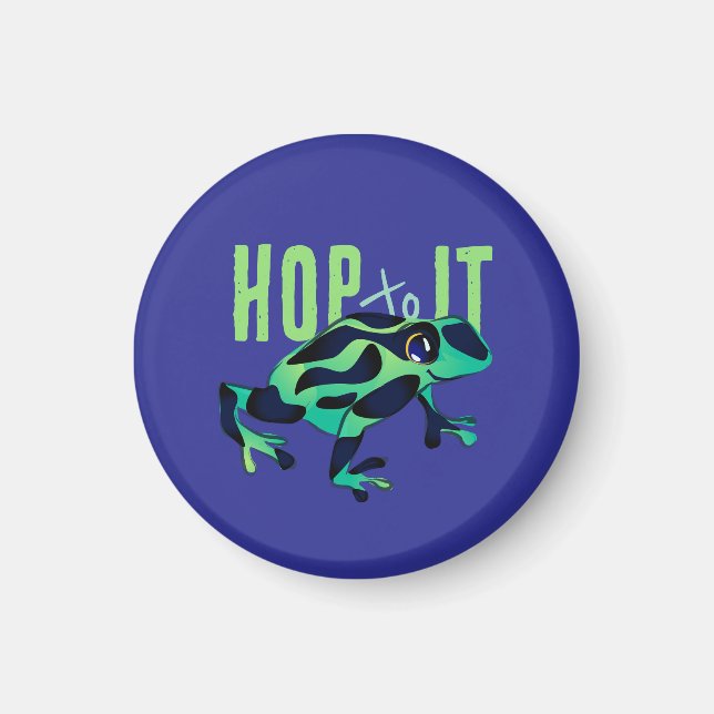 Imán Hop To It Tropical Rainforest Frog Magnet (Frente)