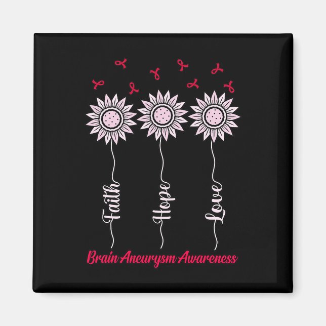 Imán Hope Brain Aneurysm Awareness Mes Gráfico de Apoyo (Frente)