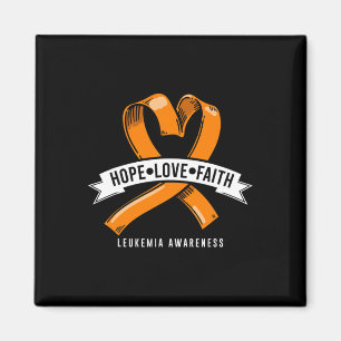 Imán Hope Faith Love Leukemia Conciencia sobre el cánce