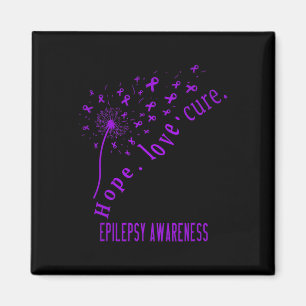 Imán Hope Love Cure Epilepsy Awareness T