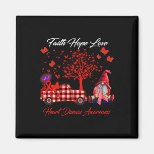 Imán Hope Love Heart Disease Awareness Gifts