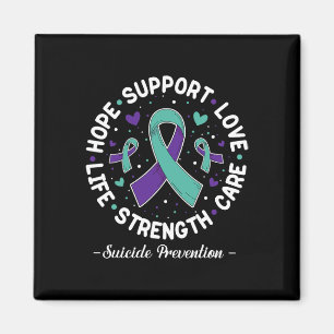 Imán Hope Support Love Life Suicide Prevención de Aware