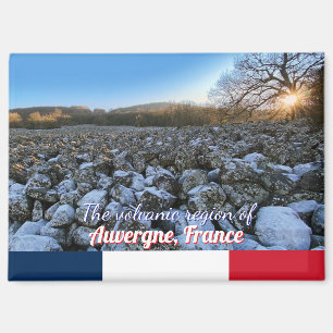 Imán Hora azul en región volcánica de Francia