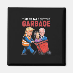 Imán Hora de Trump para sacar la basura