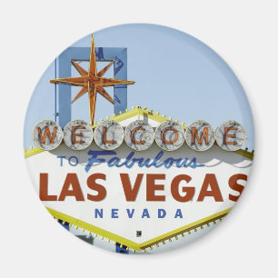 Imán Hora de verano del Rótulo de Vegas