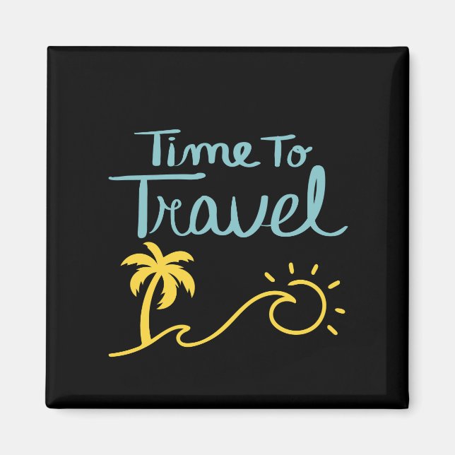 Imán Hora de Viajar (Frente)