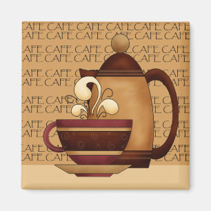 Imán Hora del café