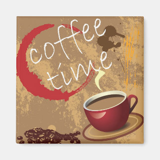 Imán Hora del café