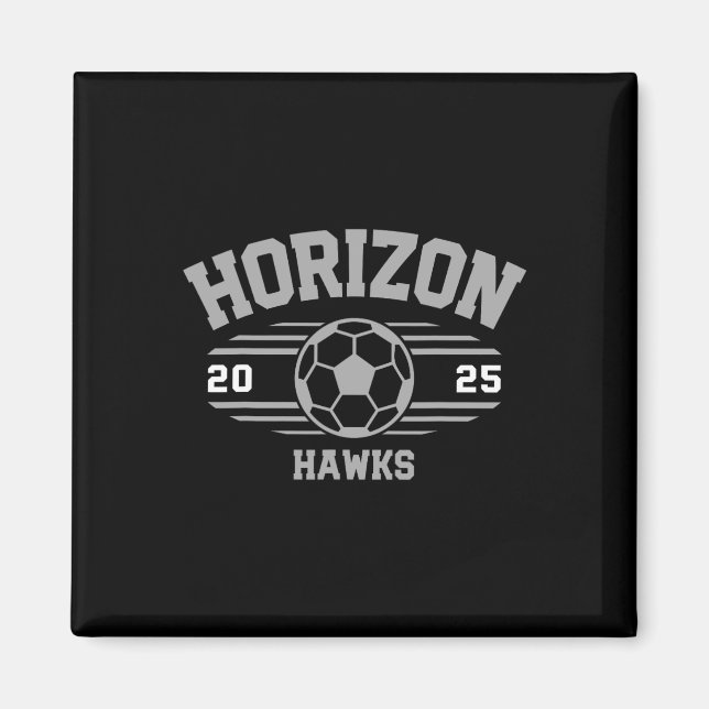 Imán Horizon Hawks Fútbol Proyecto de Ley 2025  (Frente)