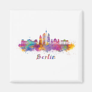 Imán horizonte berlin acuarela