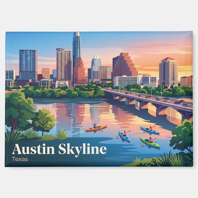 Imán Horizonte de Austin EE. UU. (Anverso)