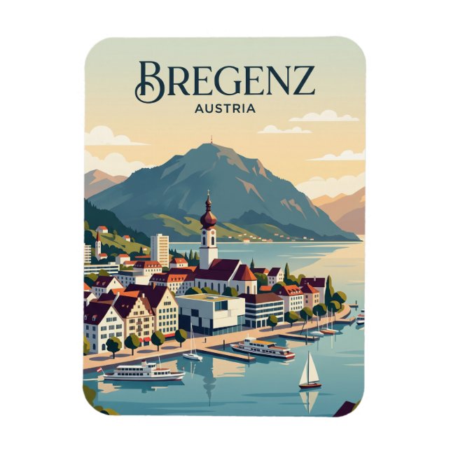 Imán Horizonte de Bregenz Austria (Vertical)
