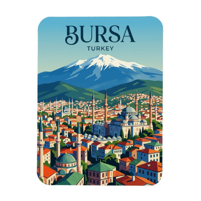 Imán Horizonte de Bursa Turquía (Vertical)