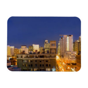 Imán horizonte de Chicago, Illinois, tomado desde West