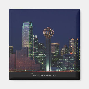 Imán Horizonte de Dallas en la noche