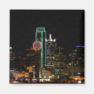 Imán Horizonte de Dallas en la noche