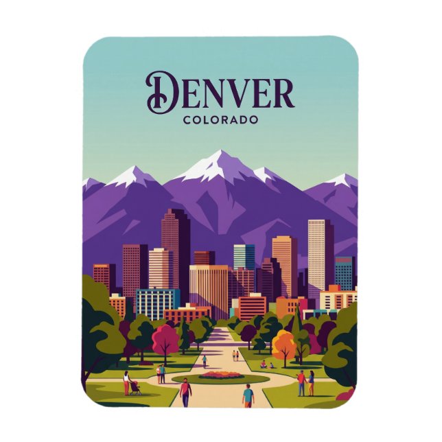 Imán Horizonte de Denver EE. UU. (Vertical)