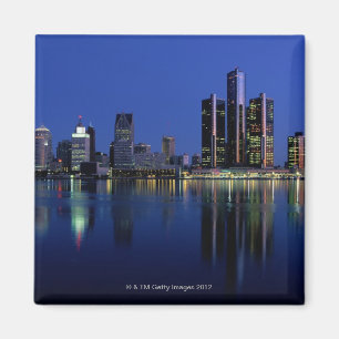 Imán Horizonte de Detroit en la noche