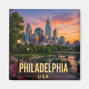Imán Horizonte de Filadelfia Pensilvania Viaje