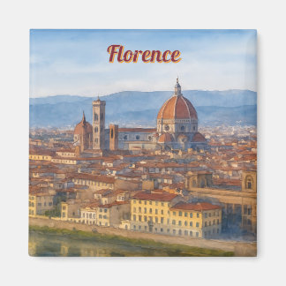Imán Horizonte de Florencia en Acuarela