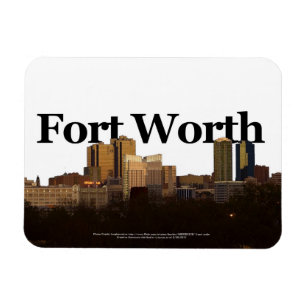 Imán Horizonte de Fort Worth TX con Fort Worth en el