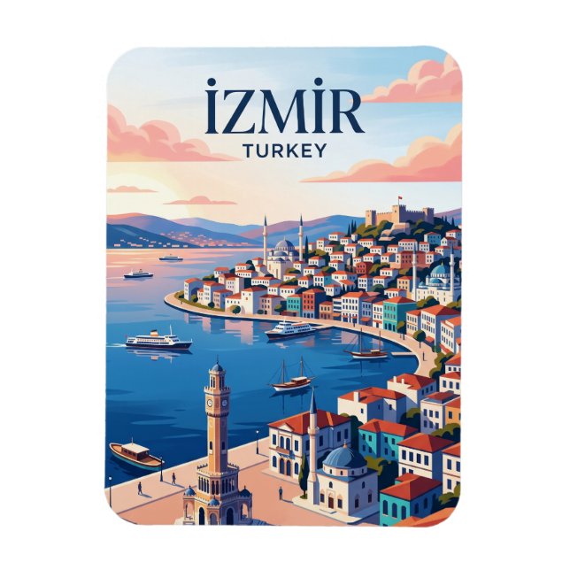 Imán Horizonte de İzmır Turquía (Vertical)