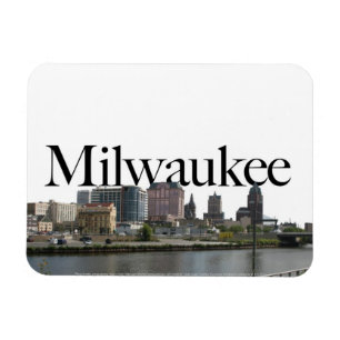 Imán Horizonte de los WI de Milwaukee con Milwaukee en