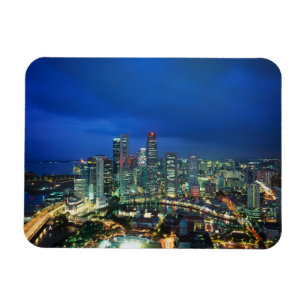 Imán Horizonte de Singapur por la noche, Singapur