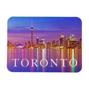 Imán Horizonte de Toronto al anochecer
