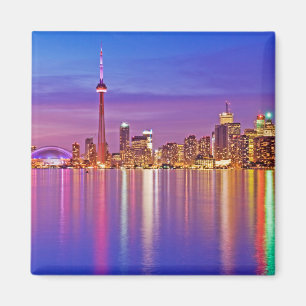 Imán Horizonte de Toronto al anochecer