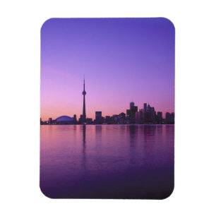 Imán Horizonte de Toronto por la noche, Ontario, Canadá