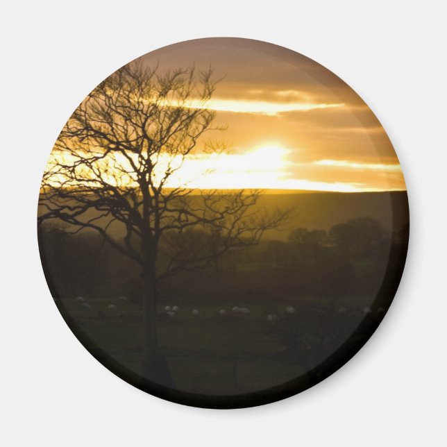 Imán Horizonte dorado (Frente)