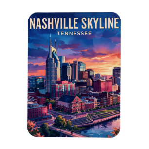 Imán Horizonte urbano de Nashville EE. UU.