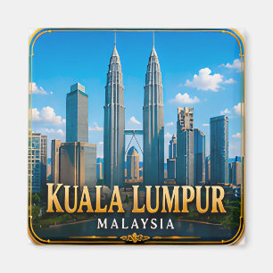 Imán Horizonte urbano multicultural de Kuala Lumpur, Ma