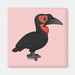 Imán Hornbill de tierra meridional de Birdorable