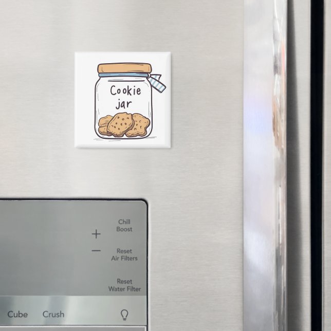 Imán Hornear comida en tarro de galletas (In situ (nevera))