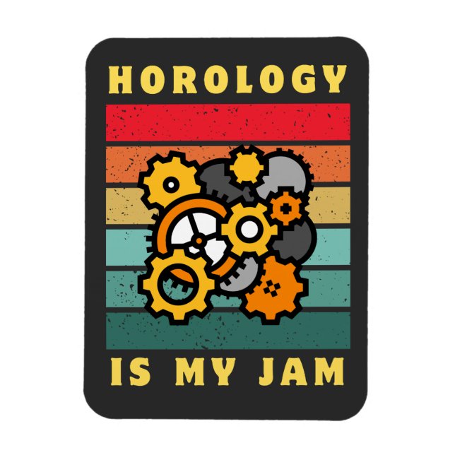 Imán Horóloga La Horología es mi Jam (Vertical)