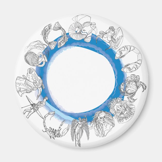 IMÁN HOROSCOPE WHEEL MAGNETS (Frente)