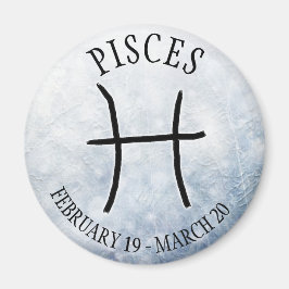Imán Horoscopio Zodiac Rótulo Astrología Pisces