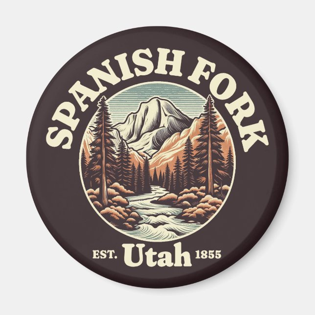 Imán Horquilla española, Utah (Frente)