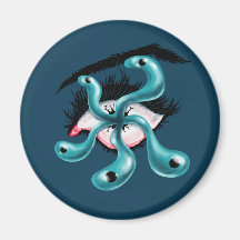 Horror de los ojos tentáculo monstruo gótico extra