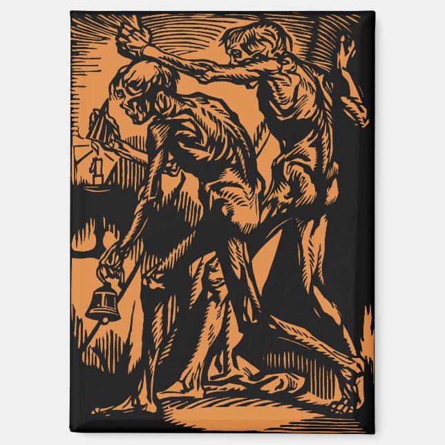 Imán Horrores desconocidos de mineros muertos en Hallow (Anverso)