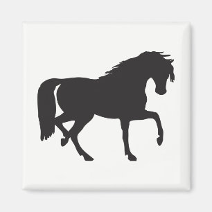 Imán Horse Silhouette