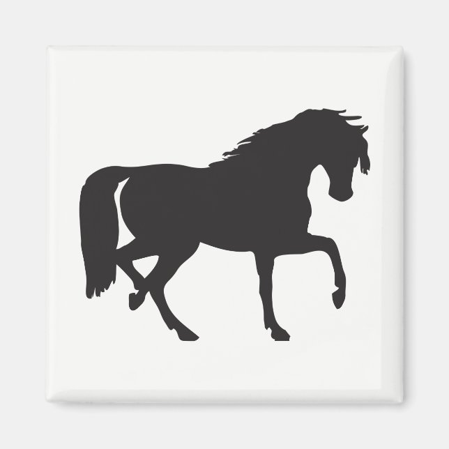 Imán Horse Silhouette (Frente)