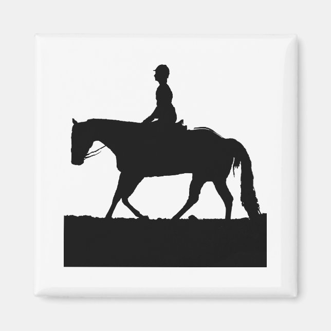 Imán Horse Silhouette (Frente)