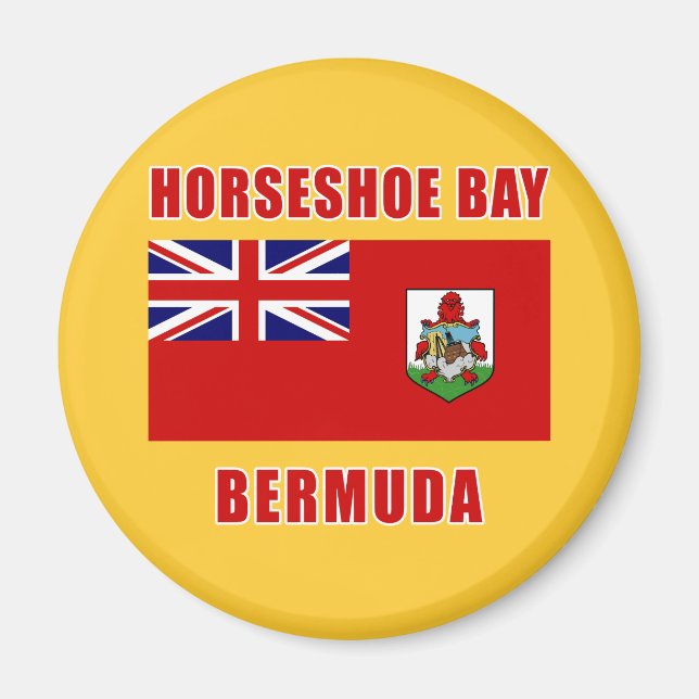 Imán HORSESHOE BAY Camisas Bermudas, regalos (Frente)